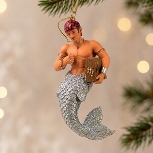 VTG December Diamonds 2004 Atlantis Pirate Merman Retired Ornament Treasure